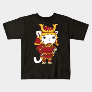 Samurai Cat Kids T-Shirt